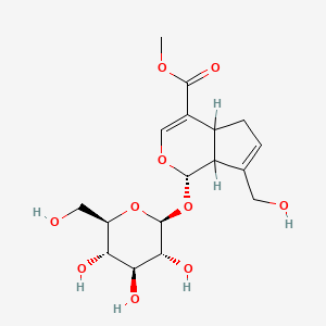 methyl (1S,4aS,7aS)-7-(hydroxymethyl)-1-[(2S,3R,4S,5S,6R)-3,4,5-trihydroxy-6-(hydroxymethyl)tetrahydropyran-2-yl]oxy-1,4a,5,7a-tetrahydrocyclopenta[c]pyran-4-carboxylate