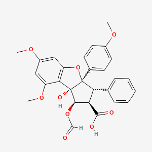1-O-Formylrocagloic acid