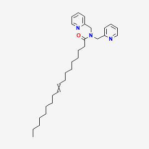 molecular formula C30H45N3O B12552746 N,N-Bis[(pyridin-2-yl)methyl]octadec-9-enamide CAS No. 194603-21-9