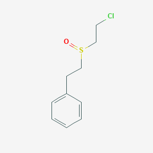molecular formula C10H13ClOS B12552782 [2-(2-Chloroethanesulfinyl)ethyl]benzene CAS No. 153111-15-0