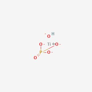 molecular formula HO5PTi B12552797 Titanium(4+) hydroxide phosphate (1/1/1) CAS No. 178488-22-7