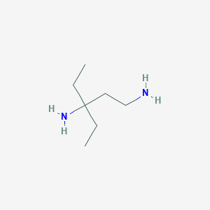 molecular formula C7H18N2 B12552802 3-Ethylpentane-1,3-diamine CAS No. 143554-14-7