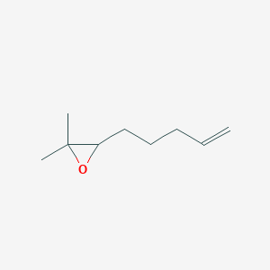molecular formula C9H16O B125529 2,2-Dimethyl-3-(4-pentenyl)oxirane CAS No. 157474-64-1