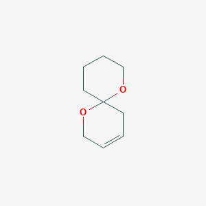 molecular formula C9H14O2 B12552907 1,7-Dioxaspiro[5.5]undec-3-ene CAS No. 147274-32-6