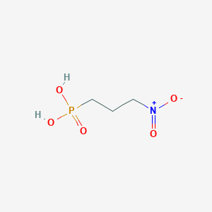 molecular formula C3H8NO5P B12552909 (3-Nitropropyl)phosphonic acid CAS No. 157220-29-6