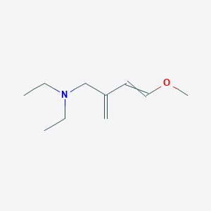 molecular formula C10H19NO B12553095 N,N-diethyl-4-methoxy-2-methylidenebut-3-en-1-amine CAS No. 173671-64-2