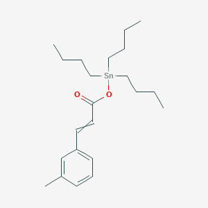 molecular formula C22H36O2Sn B12553153 Tributyl{[3-(3-methylphenyl)acryloyl]oxy}stannane CAS No. 172165-97-8