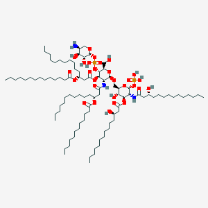 molecular formula C99H187N3O28P2 B1255321 beta-L-Ara4N-lipid A 