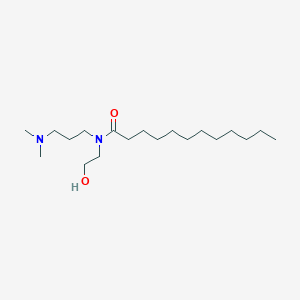 molecular formula C19H40N2O2 B12553224 N-[3-(Dimethylamino)propyl]-N-(2-hydroxyethyl)dodecanamide CAS No. 189681-27-4