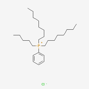 molecular formula C27H50ClP B12553382 Dioctyl(pentyl)phenylphosphanium chloride CAS No. 143870-26-2