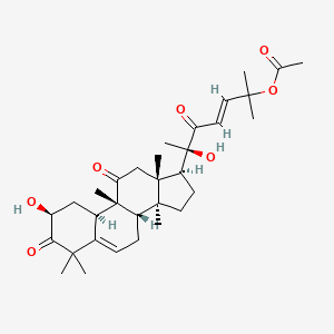 molecular formula C32H46O7 B1255340 16-deoxycucurbitacin B 