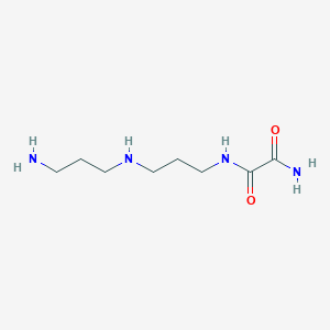 molecular formula C8H18N4O2 B12553483 N~1~-{3-[(3-Aminopropyl)amino]propyl}ethanediamide CAS No. 189938-83-8