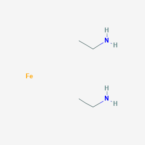 molecular formula C4H14FeN2 B12553654 Ethanamine;iron CAS No. 143398-03-2