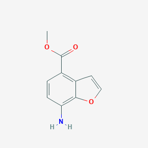 molecular formula C10H9NO3 B125537 Methyl 7-aminobenzofuran-4-carboxylate CAS No. 157252-27-2
