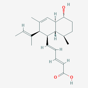 molecular formula C21H30O3 B1255373 Carneic acid A 
