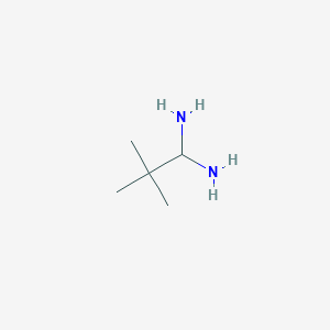 molecular formula C5H14N2 B1255391 Dimethylpropanediamine 