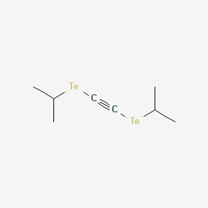 molecular formula C8H14Te2 B12553942 Propane, 2,2'-[1,2-ethynediylbis(telluro)]bis- CAS No. 184943-56-4