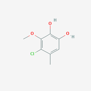 4-Chloro-3-methoxy-5-methylbenzene-1,2-diol