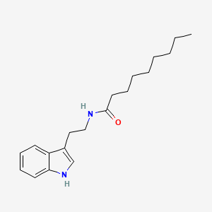 B1255397 Nonanoyl tryptamine CAS No. 21469-21-6
