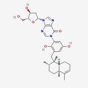 molecular formula C31H40N4O6 B1255399 Avinosol 