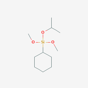 molecular formula C11H24O3Si B12554064 Cyclohexyl(dimethoxy)[(propan-2-yl)oxy]silane CAS No. 144663-76-3