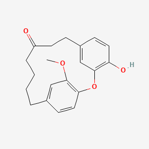 molecular formula C20H22O4 B1255417 (+)-Galeon CAS No. 191999-64-1