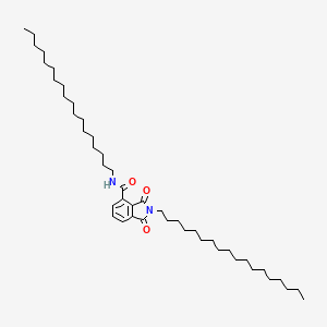 molecular formula C45H78N2O3 B12554182 N,2-Dioctadecyl-1,3-dioxo-2,3-dihydro-1H-isoindole-4-carboxamide CAS No. 144298-94-2