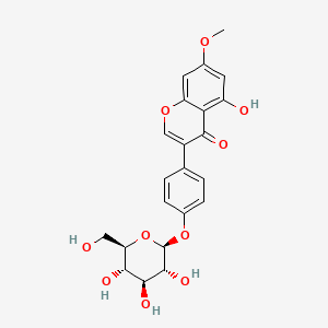 molecular formula C22H22O10 B1255423 Prunetrin 