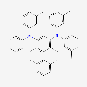 molecular formula C44H36N2 B12554260 N~1~,N~1~,N~3~,N~3~-Tetrakis(3-methylphenyl)pyrene-1,3-diamine CAS No. 142641-62-1