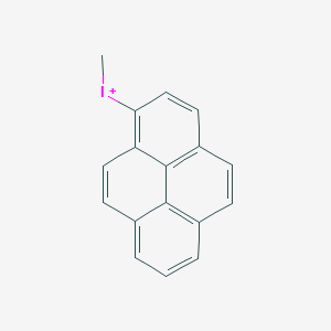 molecular formula C17H12I+ B12554334 Methyl(pyren-1-YL)iodanium CAS No. 142453-43-8