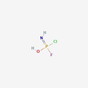 molecular formula ClFH2NOP B12554357 Phosphorochloridofluoridimidic acid CAS No. 190023-14-4