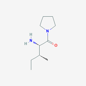 molecular formula C10H20N2O B12554385 Pyrrolidine, 1-[(2S,3R)-2-amino-3-methyl-1-oxopentyl]- CAS No. 177931-21-4