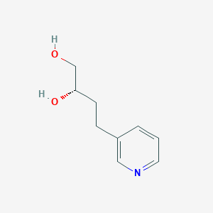 molecular formula C9H13NO2 B12554399 (2S)-4-(Pyridin-3-yl)butane-1,2-diol CAS No. 192376-47-9