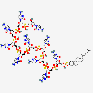 molecular formula C117H166N30O51P10S10 B1255443 Nucleotide deriv. 