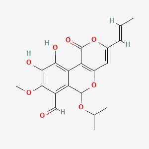 molecular formula C20H20O8 B1255449 cyathusal C CAS No. 943632-92-6