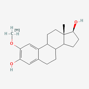 2-[methyl-11C]Methoxyestradiol