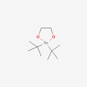 molecular formula C10H22O2Sn B12554595 2,2-Di-tert-butyl-1,3,2-dioxastannolane CAS No. 142350-65-0