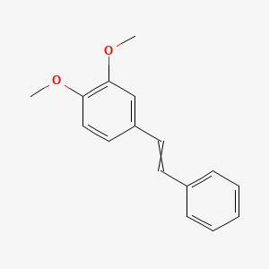 molecular formula C16H16O2 B12554643 1,2-Dimethoxy-4-(2-phenylethenyl)benzene CAS No. 143207-84-5