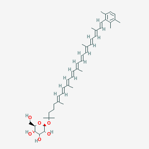 molecular formula C46H64O6 B1255470 OH-Chlorobactene glucoside 