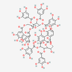 molecular formula C75H52O48 B1255473 Camelliin B CAS No. 126347-60-2