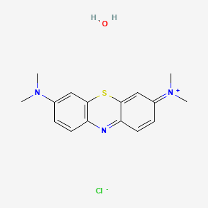 molecular formula C16H20ClN3OS B1255477 Methylene blue hydrate CAS No. 67183-68-0