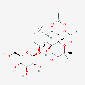 molecular formula C30H46O13 B1255478 Forskoditerpenoside B 