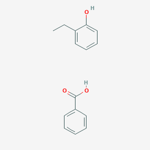 molecular formula C15H16O3 B12554820 Benzoic acid;2-ethylphenol CAS No. 143478-55-1