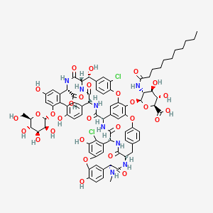 molecular formula C82H86Cl2N8O29 B1255485 Parvodicin B2 CAS No. 110882-83-2