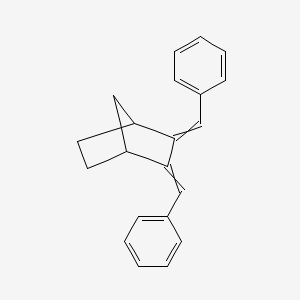molecular formula C21H20 B12554877 2,3-Dibenzylidenebicyclo[2.2.1]heptane CAS No. 192931-13-8