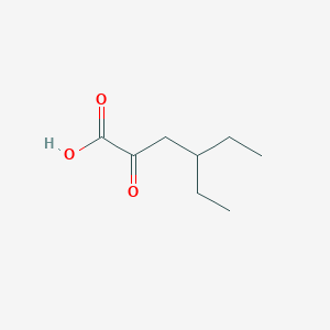 molecular formula C8H14O3 B12554981 4-Ethyl-2-oxohexanoic acid CAS No. 190963-49-6