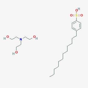 molecular formula C24H45NO6S B125550 Triethanolamine p-dodecylbenzenesulfonate CAS No. 3088-30-0