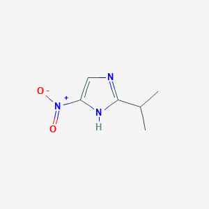 molecular formula C6H9N3O2 B125551 2-Isopropyl-4-nitro-1H-imidazole CAS No. 13373-32-5
