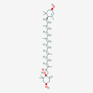 molecular formula C40H56O4 B1255510 Prasinoxanthin 