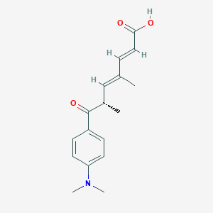 molecular formula C17H21NO3 B1255519 (S)-trichostatic acid CAS No. 68690-19-7